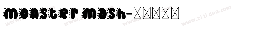 Monster Mash字体转换